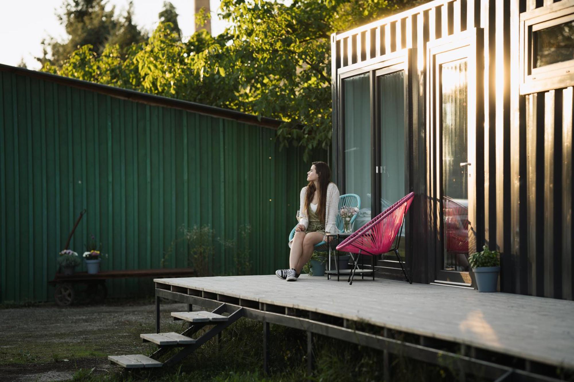 Container Apartment Decin Luaran gambar